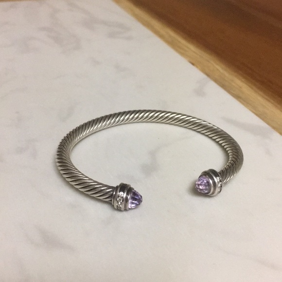 David Yurman - lavender amethyst cuff bracelet - Picture 3 of 6